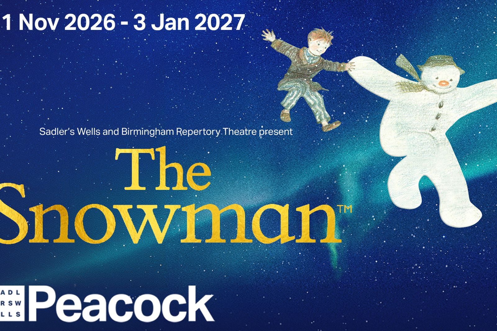 The Snowman takes flight at Birmingham Rep before its Peacock run