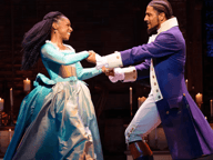 Hamilton v Victoria Palace Theatre, Londýn — fotografie z inscenace 2