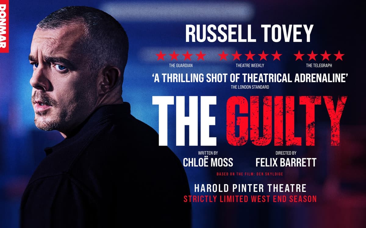 The Guilty Tickets | Russell Tovey | Harold Pinter Theatre | tickadoo
