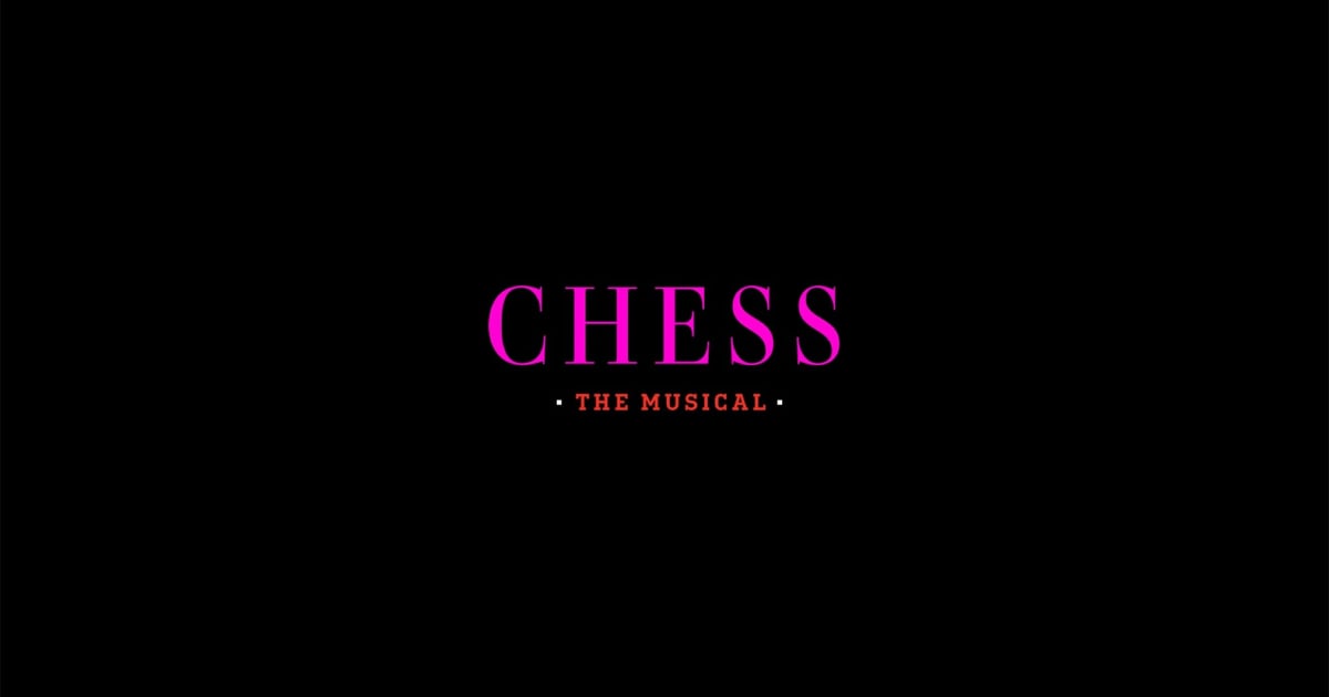 The marquee of the Chess revival at the Imperial Theatre