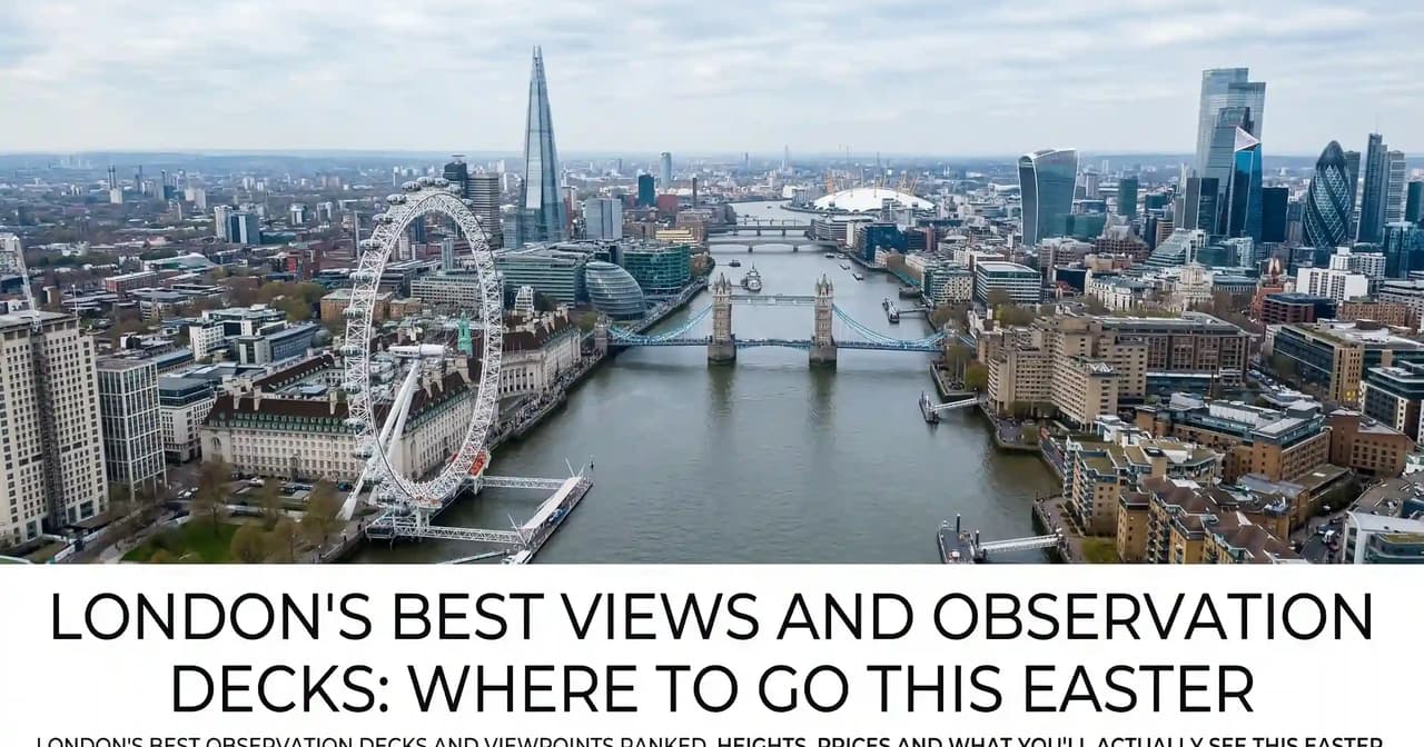 London's best views from above. Compare the London Eye, The Shard, Lift 109, Up at the O2 and more with prices and tips for Easter.