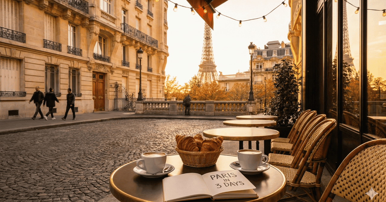 3 day Paris itinerary for first time visitors