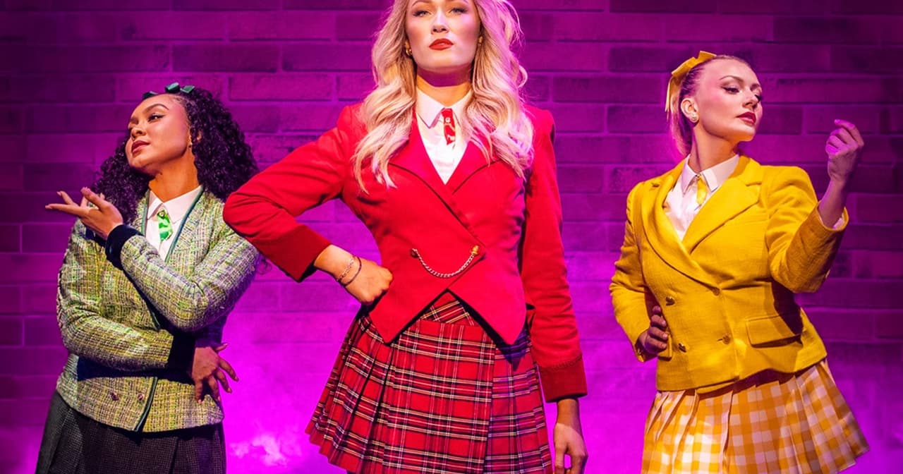 The three Heathers in Heathers the Musical, one of July's West End openings