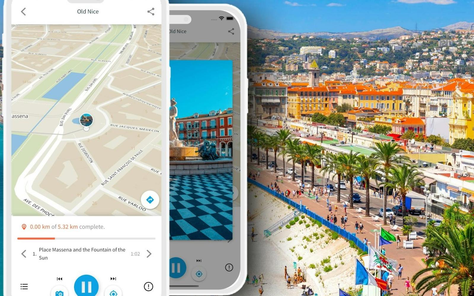Nice: Audio Guide App by TouringBee tickets at Nice City Tours, Nice