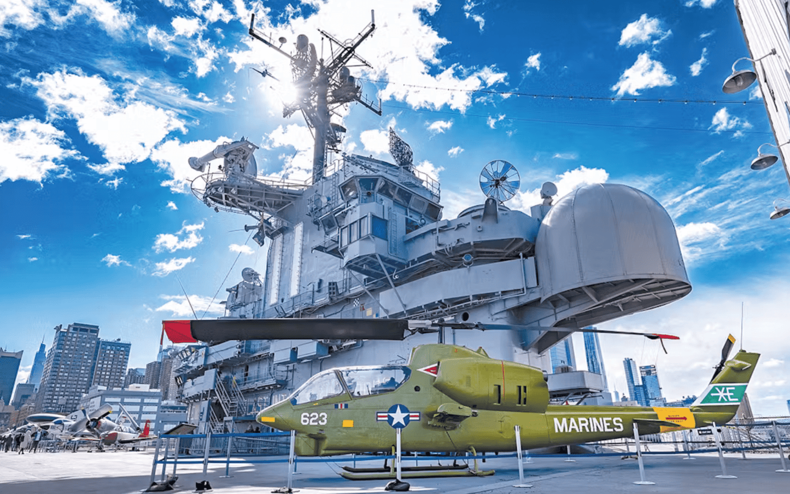 بلیط‌های موزه دریایی، هوایی و فضایی اینترپید tickets at Intrepid Museum, New York