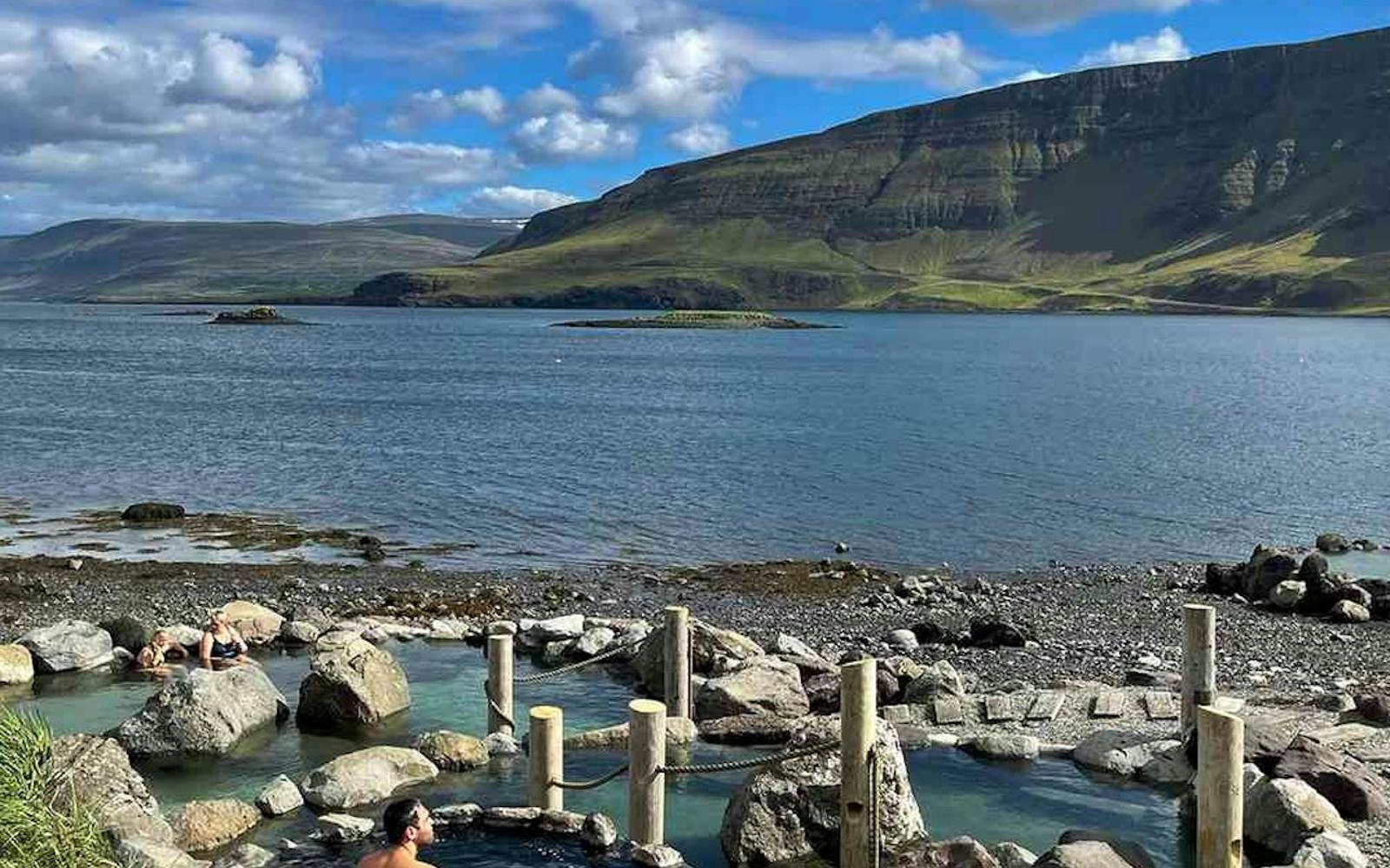Hvammsvík Hot Springs: Entry Ticket + Roundtrip Transport