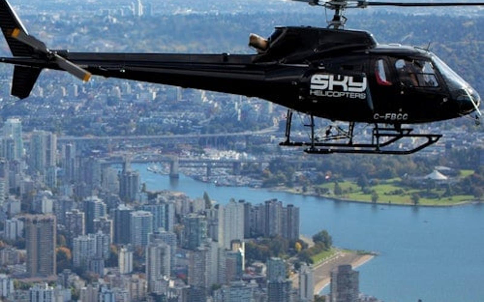Vancouver: 20 Dakikalık Helikopter Uçuşu
