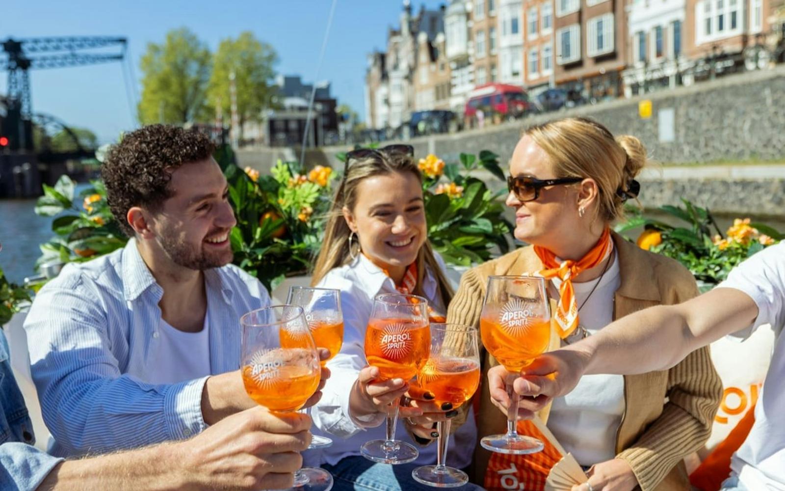 Amsterdam: Aperol Spritz Canal Cruise tickets at Amsterdam Canal Cruises, Amsterdam