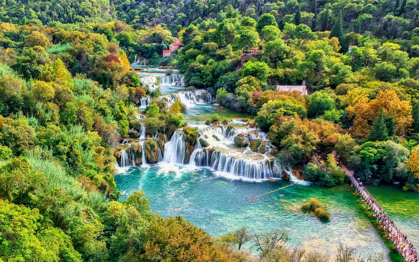 Krka Waterfalls Group Tour from Split