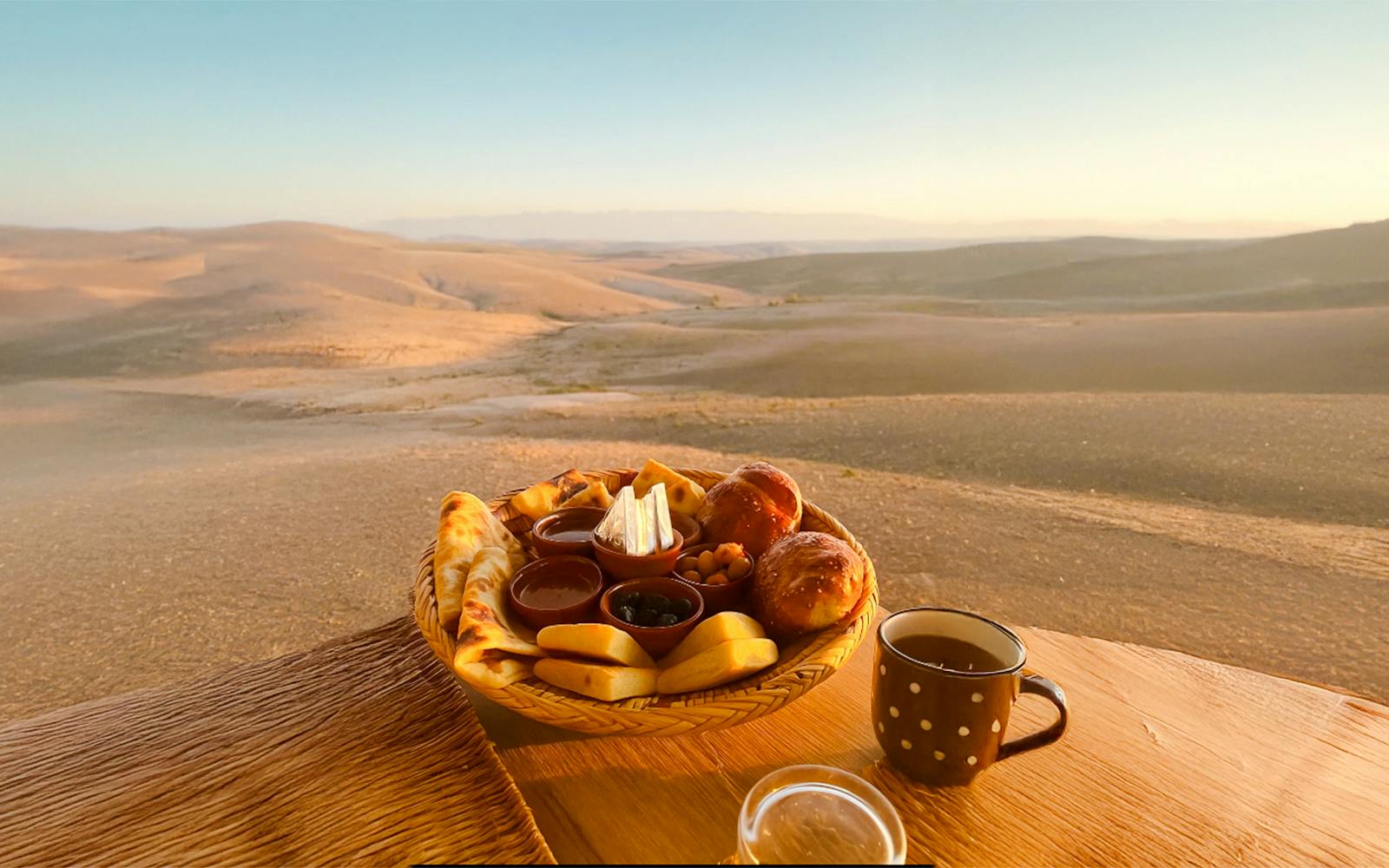 Sunrise Desert Tour with Breakfast & Camel Ride