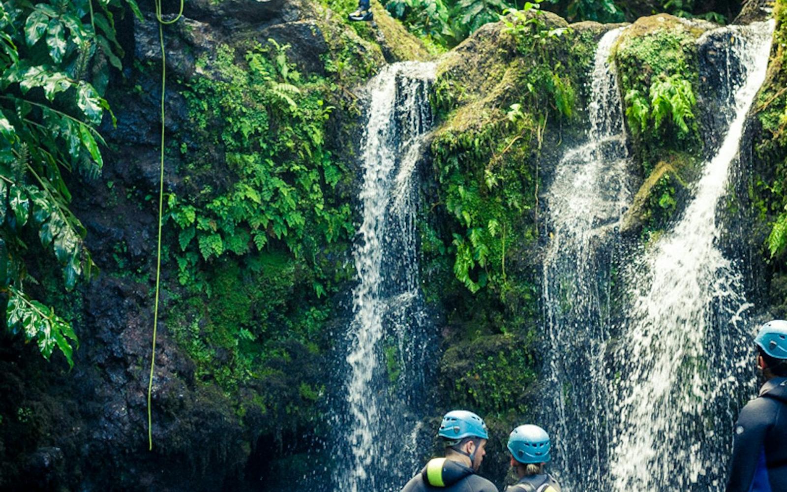 Canyoning in Ribeira dos Caldeirões
