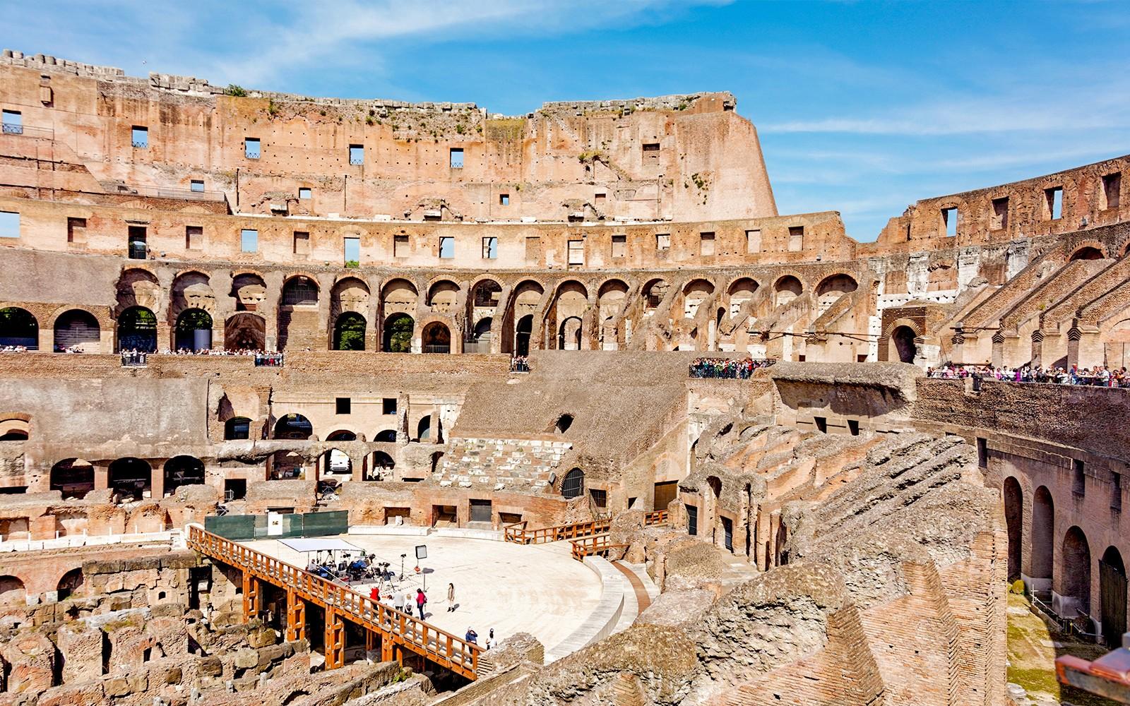 Colosseum Evening Guided Tour with Arena Access tickets at Crown Tours, Rome