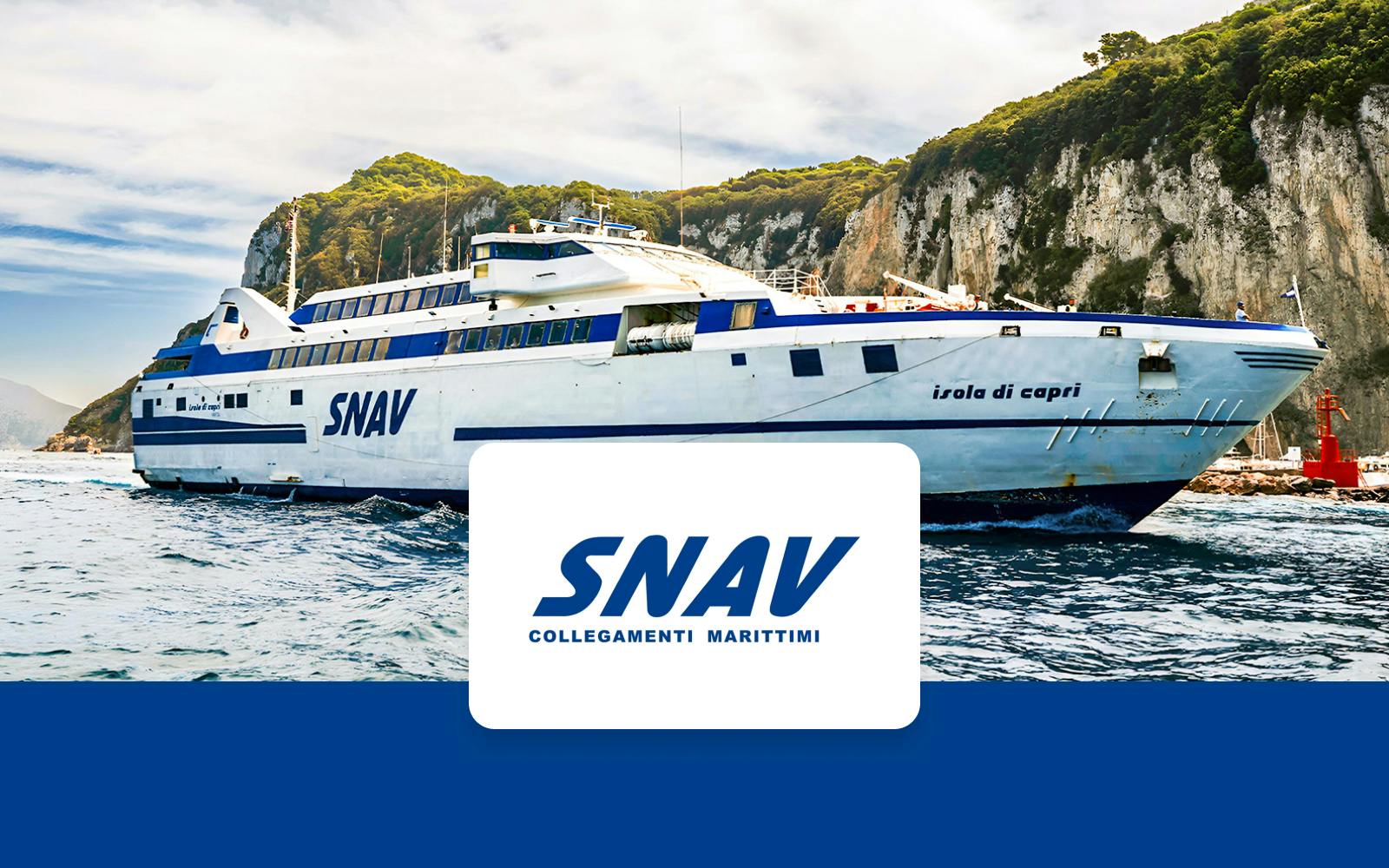 SNAV Ferry Tickets: Naples to/from Capri