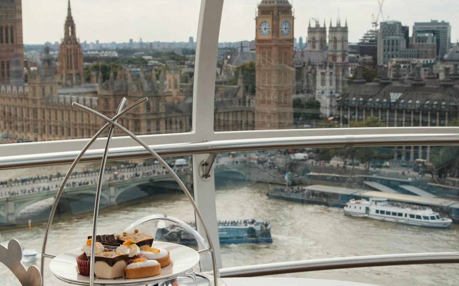 London Eye: Fast Track Ticket + Afternoon Tea Experience + Lounge Access at London Eye, London