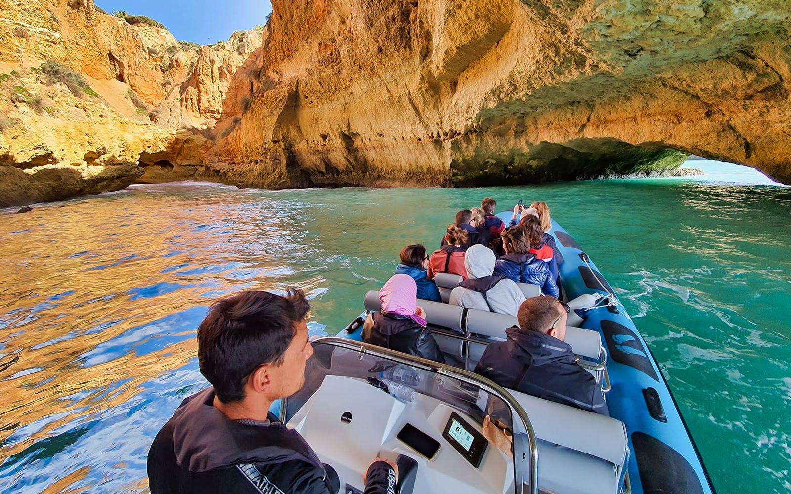 Guided Tour of Benagil & Marinha Caves from Portimão tickets, Portimao