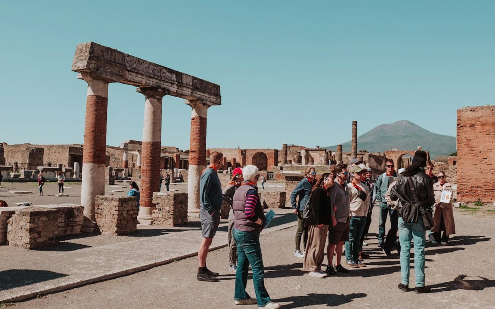 Pompeii & Mount Vesuvius: Small Group Guided Tour + Transfers tickets at Pompeii Day Trips from Naples, Naples