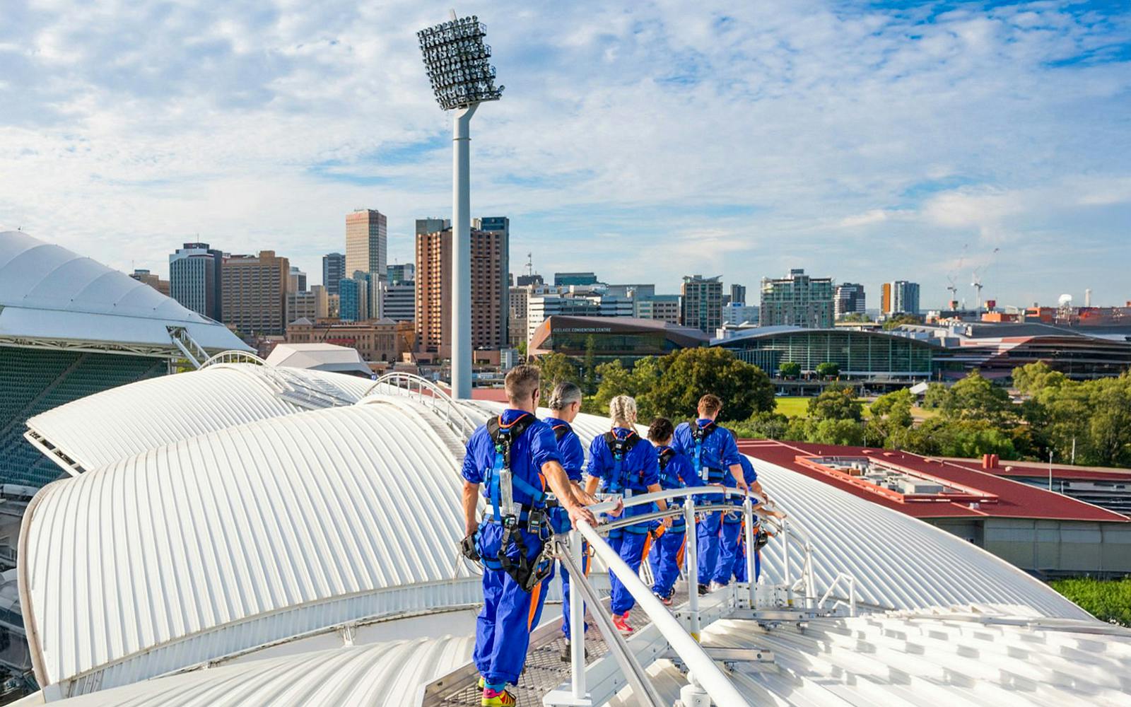 Adelaide Oval Guided Rooftop Climbing Experience