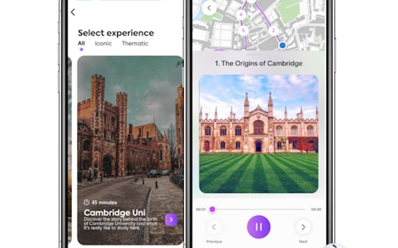 Cambridge City Audio Guide App for Your Smartphone