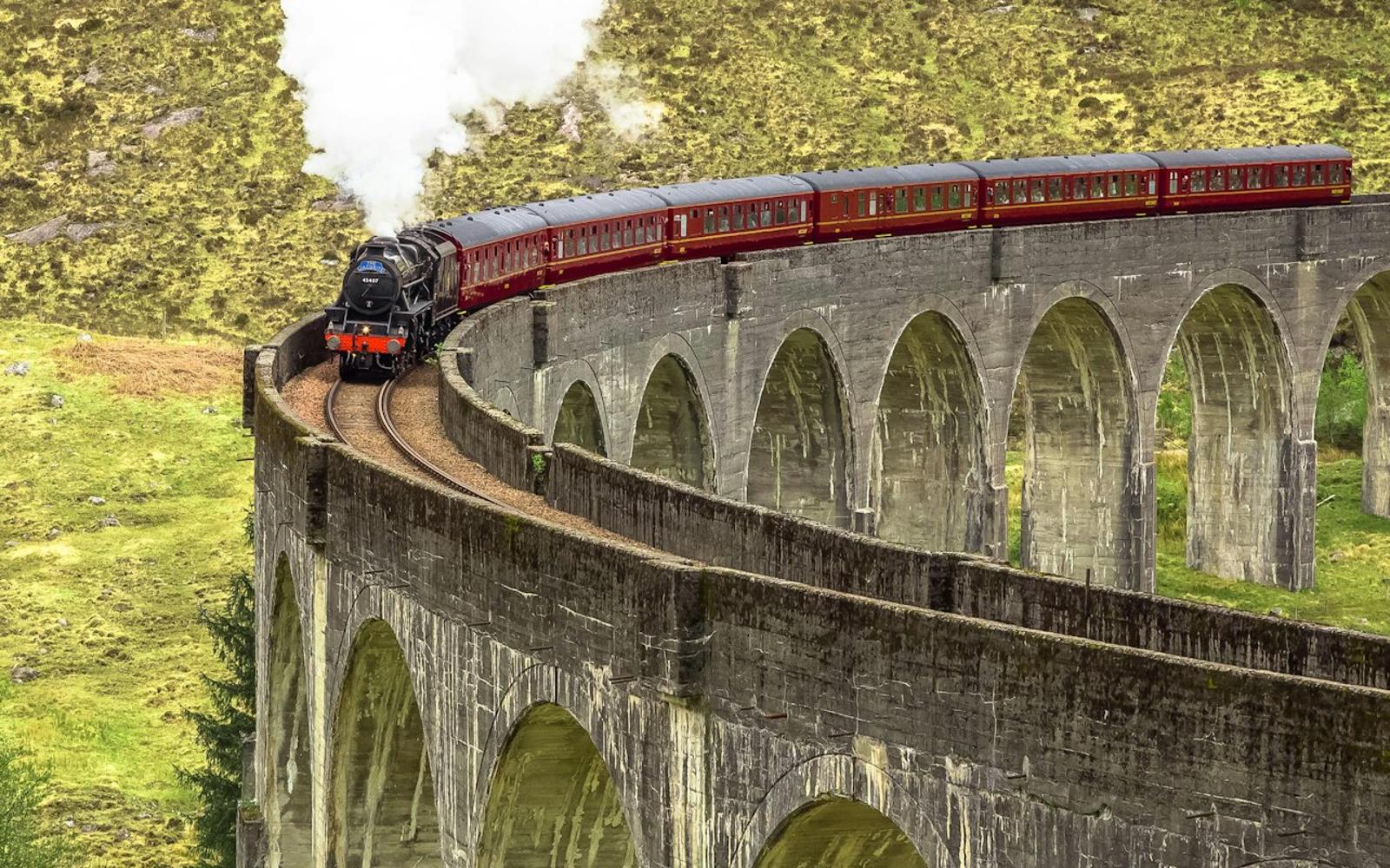 Scottish Highlands: Harry Potter Train + Tour from Edinburgh tickets at Day Trips from Edinburgh, Edinburgh