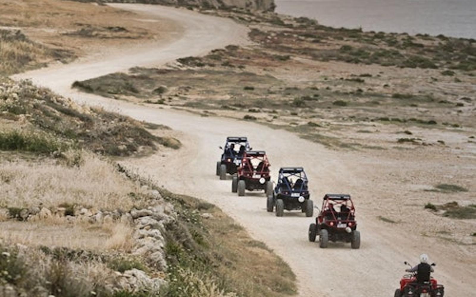 Gozo: Guided Sunset Quad Bike Tour from Malta + Comino Visit + Transfers