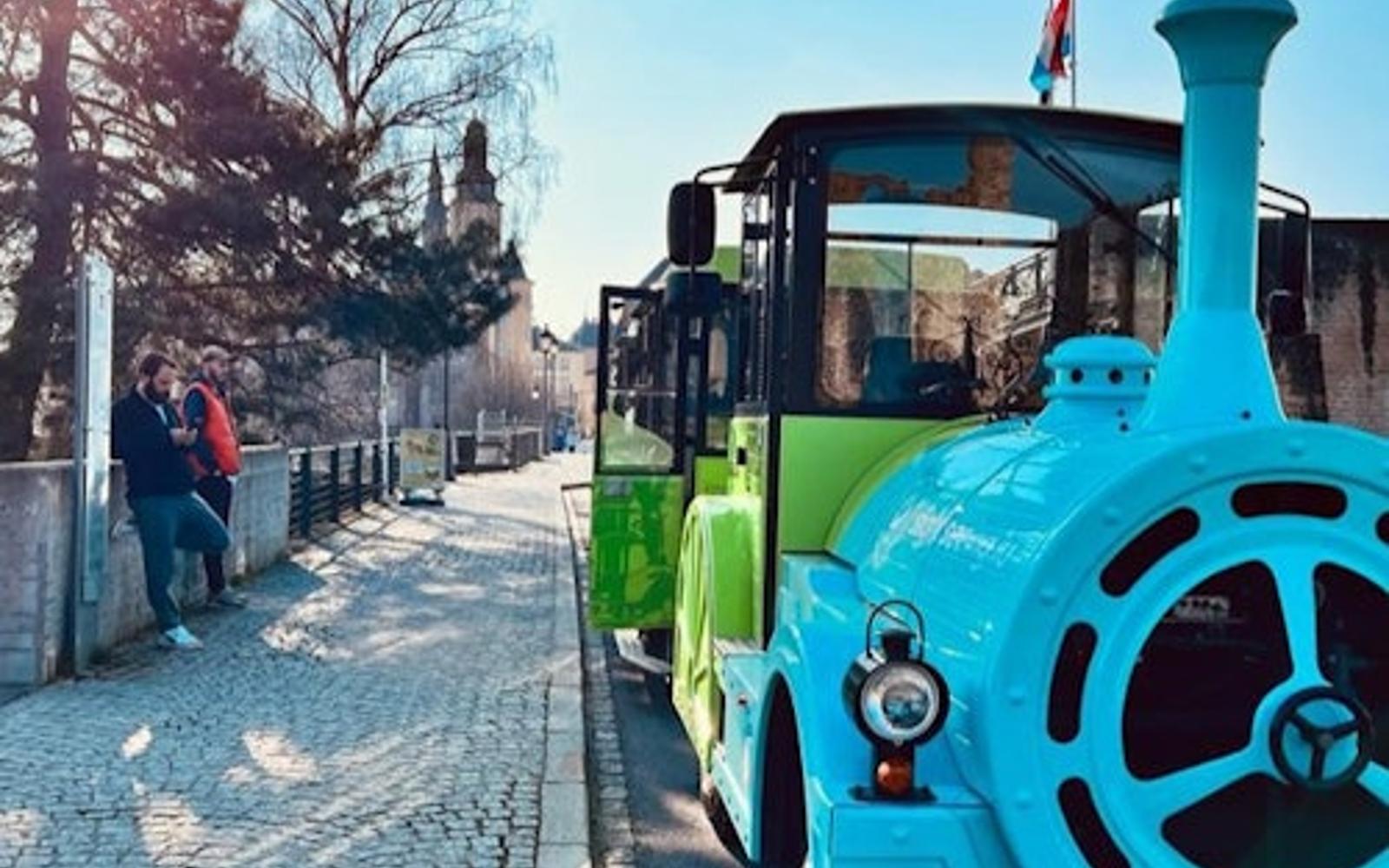 City Train in Luxembourg's Old Town