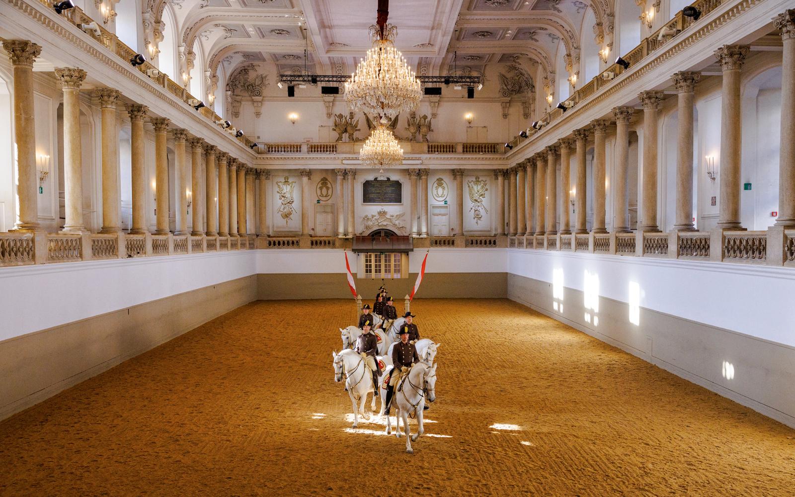بلیط‌های تمرین همراه با موسیقی در مدرسه سوارکاری اسپانیایی tickets at Spanish Riding School, وین