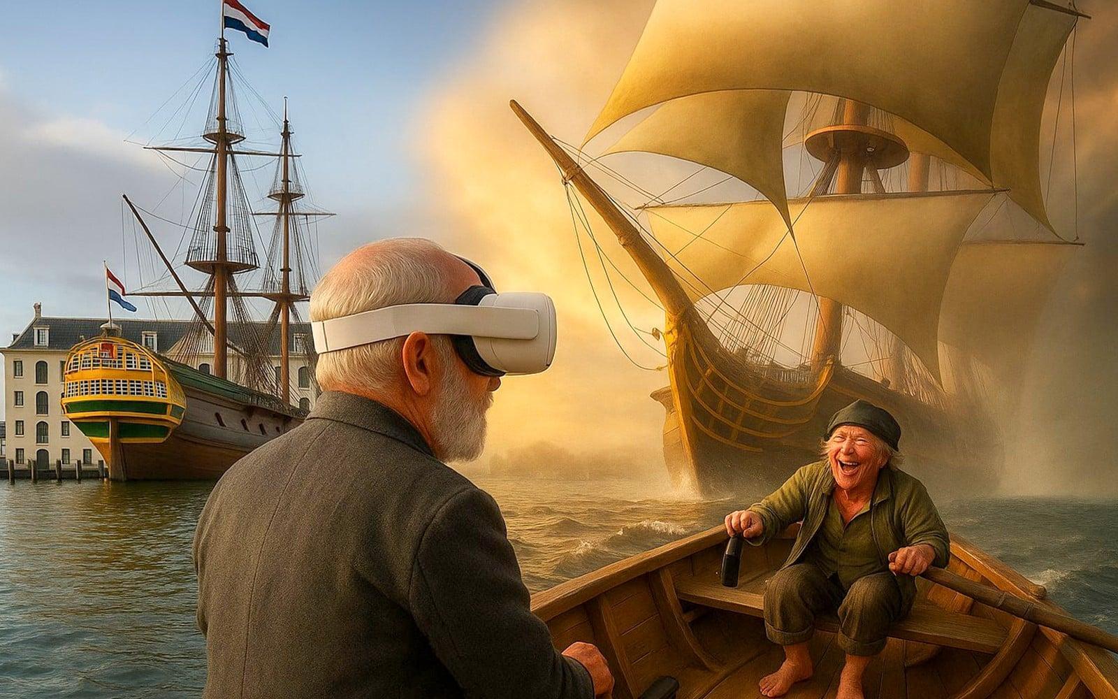 Amsterdam: 75-Min Canal Cruise with Historic VR Experience
