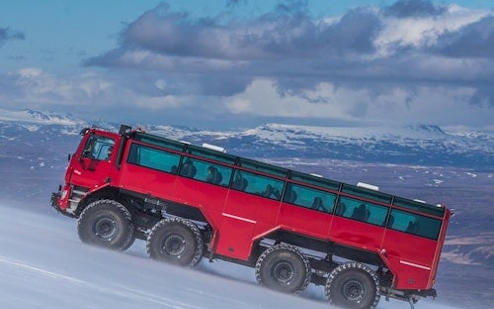 Iceland: Ice Cave and Glacier Monster Truck Tour from Gullfoss tickets at Gullfoss Waterfall, Gullfoss