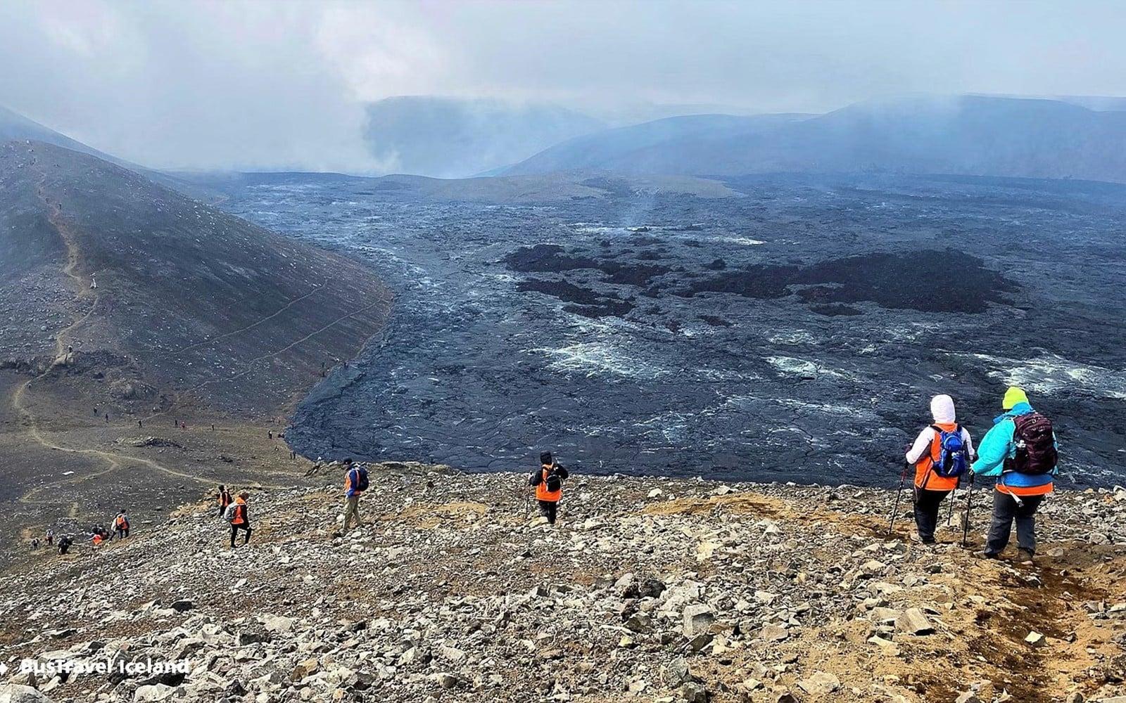 Reykjavik: Full-Day Guided Hike of Reykjanes & Volcanic Eruption Sites with Transfers