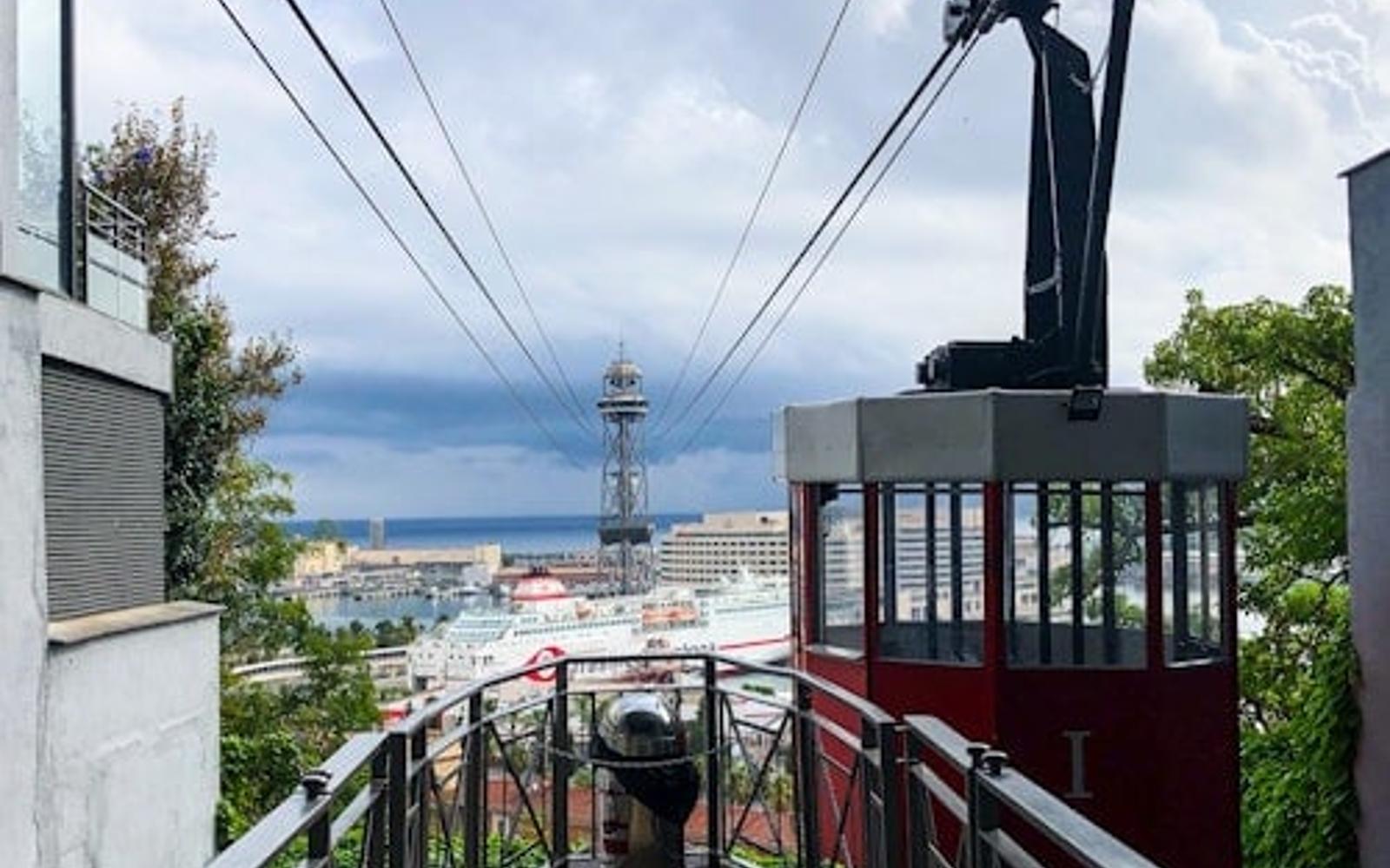 تله‌کابین بارسلونا: مسیر یک‌طرفه از تپه مونت‌جوئیک tickets at Barcelona Cable Car (Port Cable Car), بارسلونا