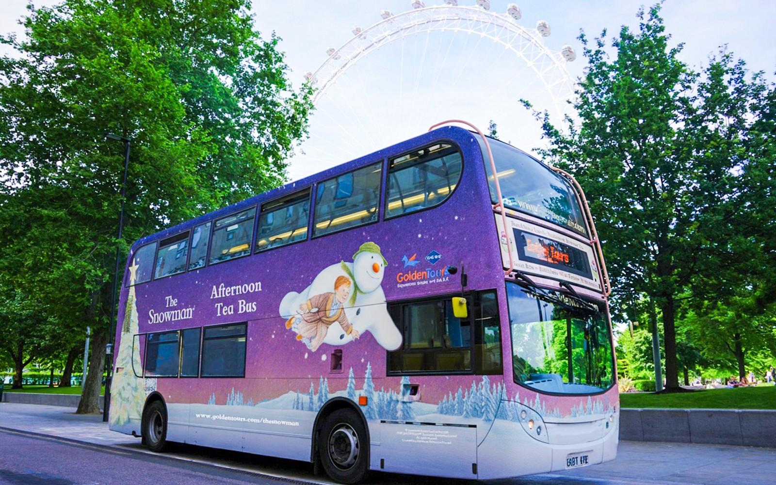 تور اتوبوس چای عصرگاهی مرد برفی™ tickets at Golden Tours, London