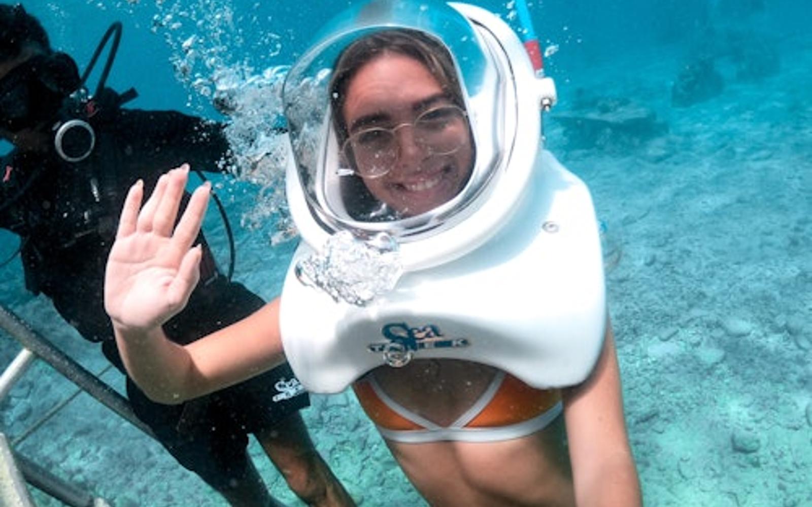 SeaTrek Helmet Diving Experience in Downtown Cozumel