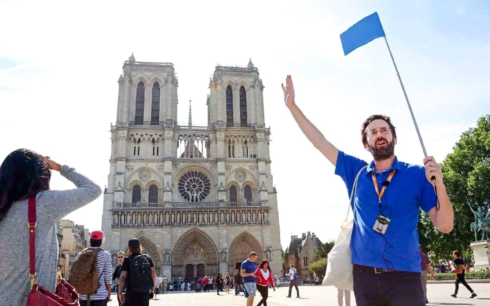 Notre-Dame Exterior Guided Tour with Free Entry