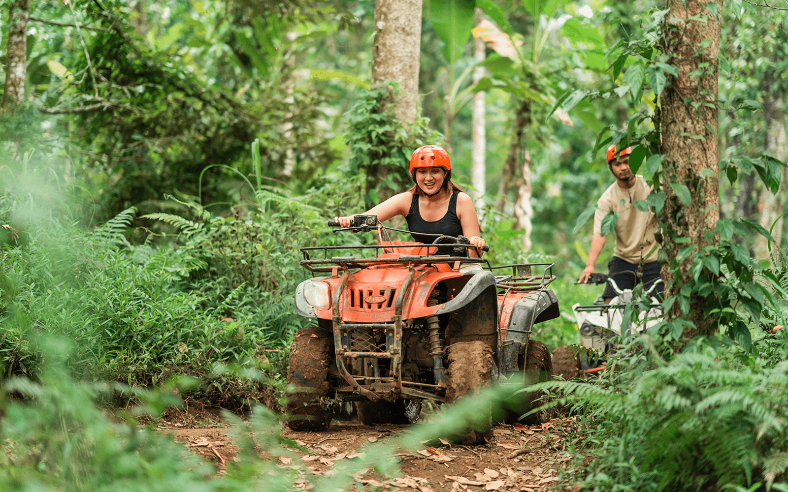 Des de Phuket: Ràfting de bambú, Passeig en ATV amb Excursió i Bany d'Elefants