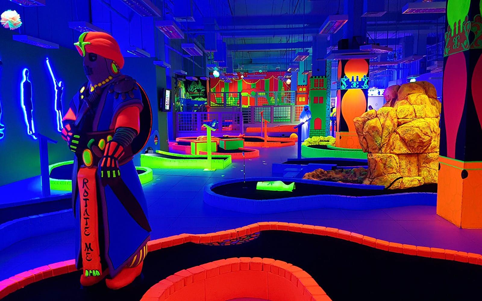 Glow in the Dark Mini Golf