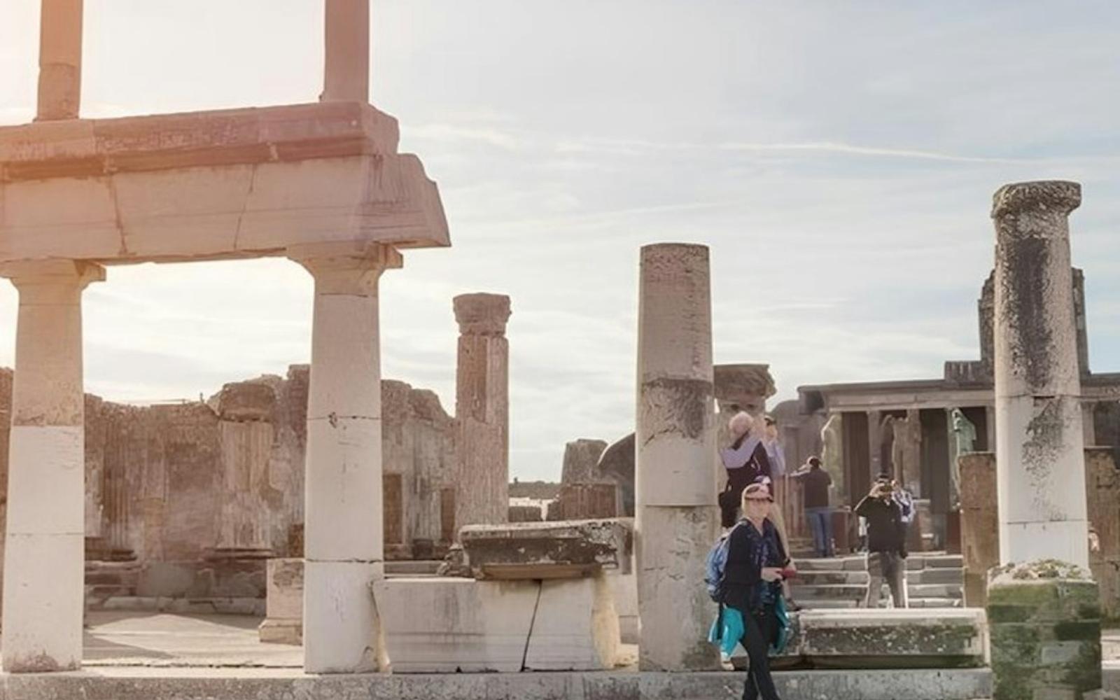 Pompeii: Day Trip from Rome + Lunch tickets at Pompeii Day Trips from Rome, Pompeii