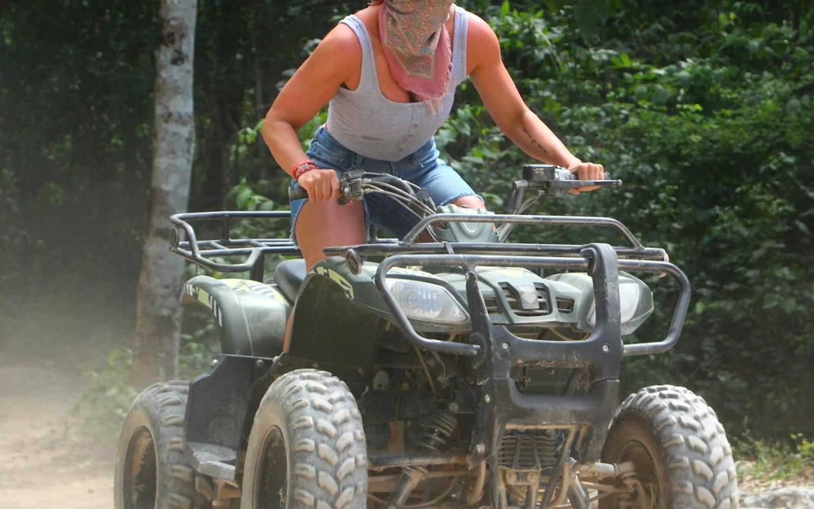 Mayan Jungle Rush: ATV + Ziplines + Lunch + Transfer