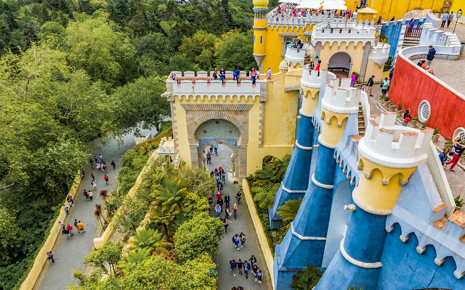 Pena Palace & Park Tickets with Audio Guide at Camellia Garden of Sintra’s National Park, Lisbon Sintra