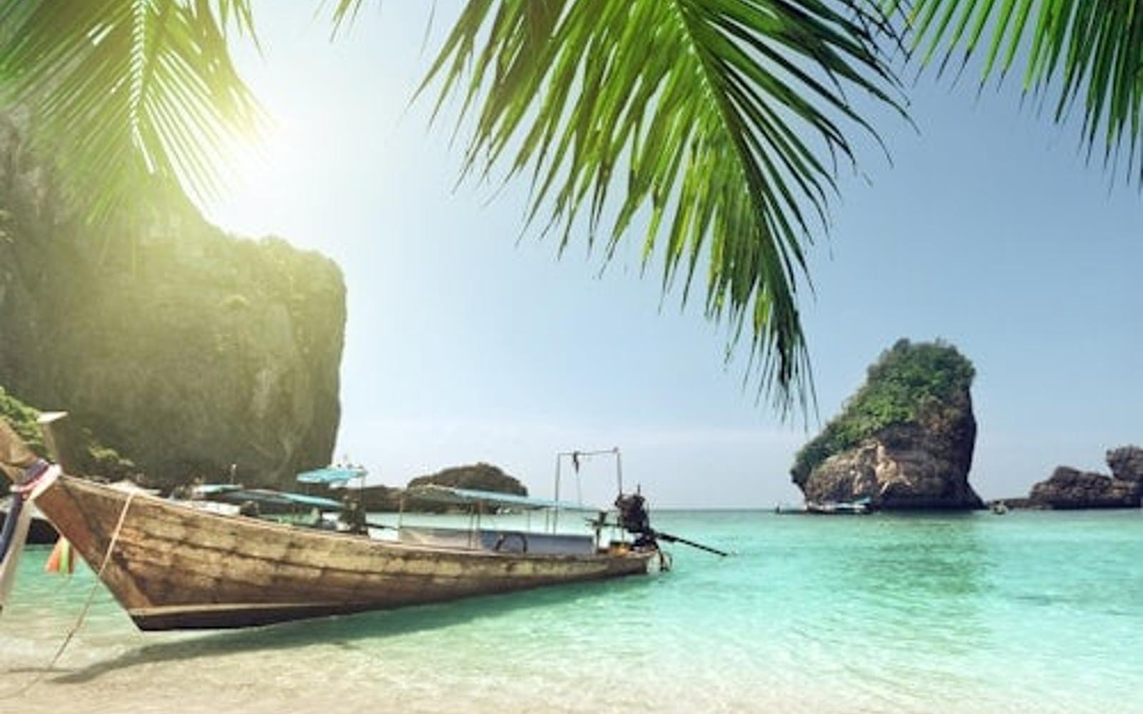 Illes Phi Phi: Excursió a la tarda per veure la posta de sol amb barca de cua llarga