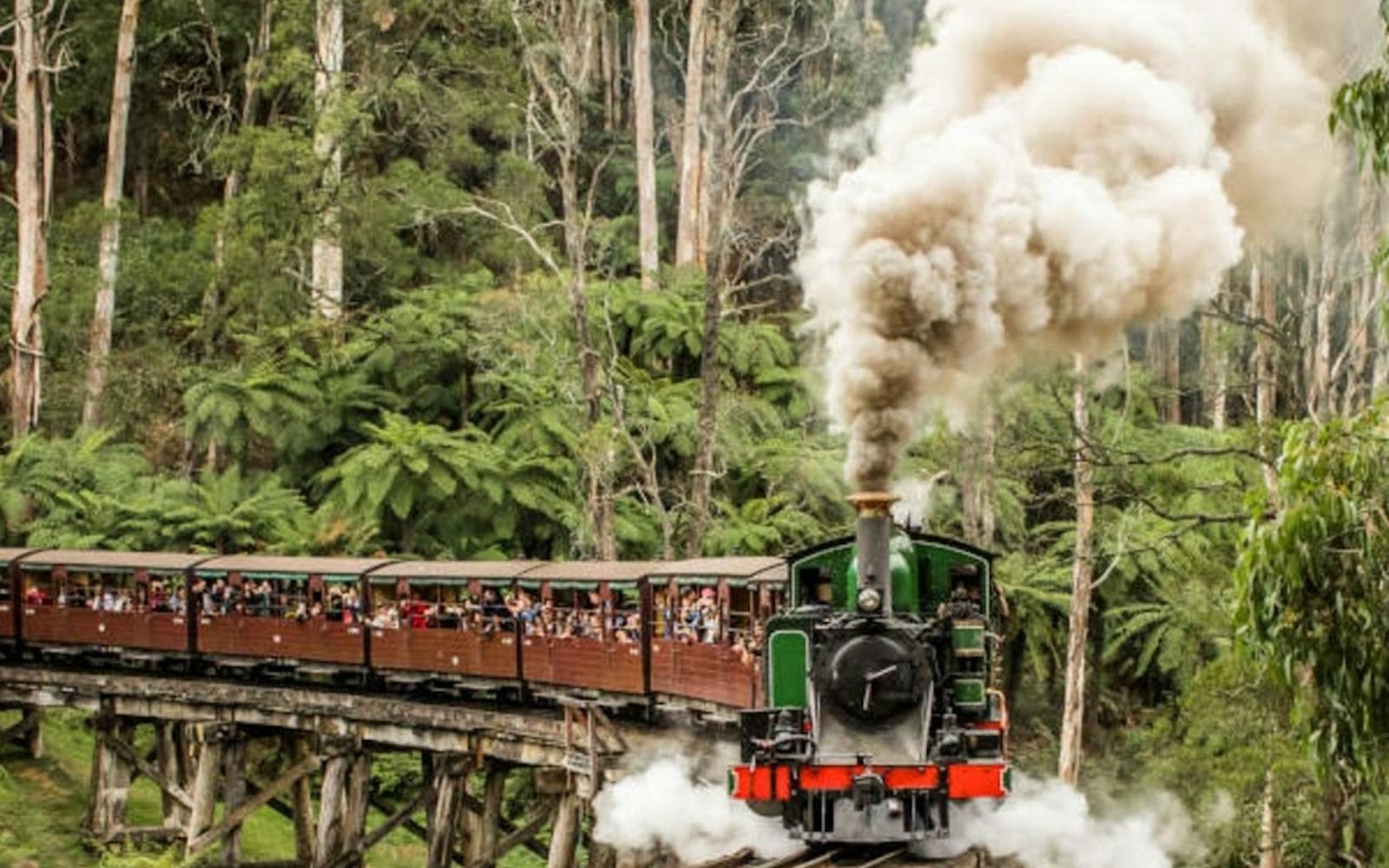 Puffing Billy Steam Train: Belgrave to Gembrook Return Ticket