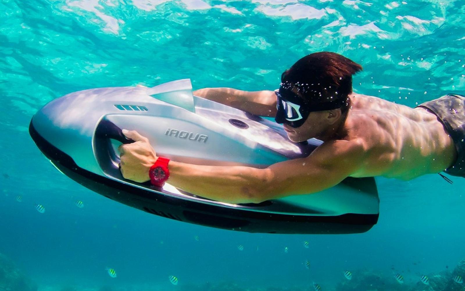 Dubai: iAqua Sea Scooter Experience tickets at Dubai Watersports, Dubai