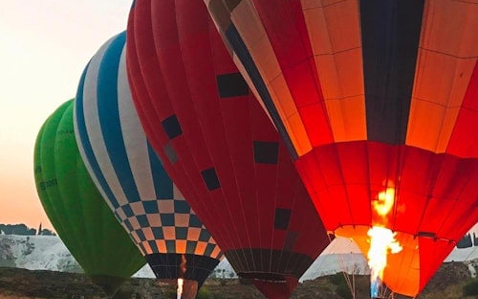 Hot Air Balloon Flight in Pamukkale