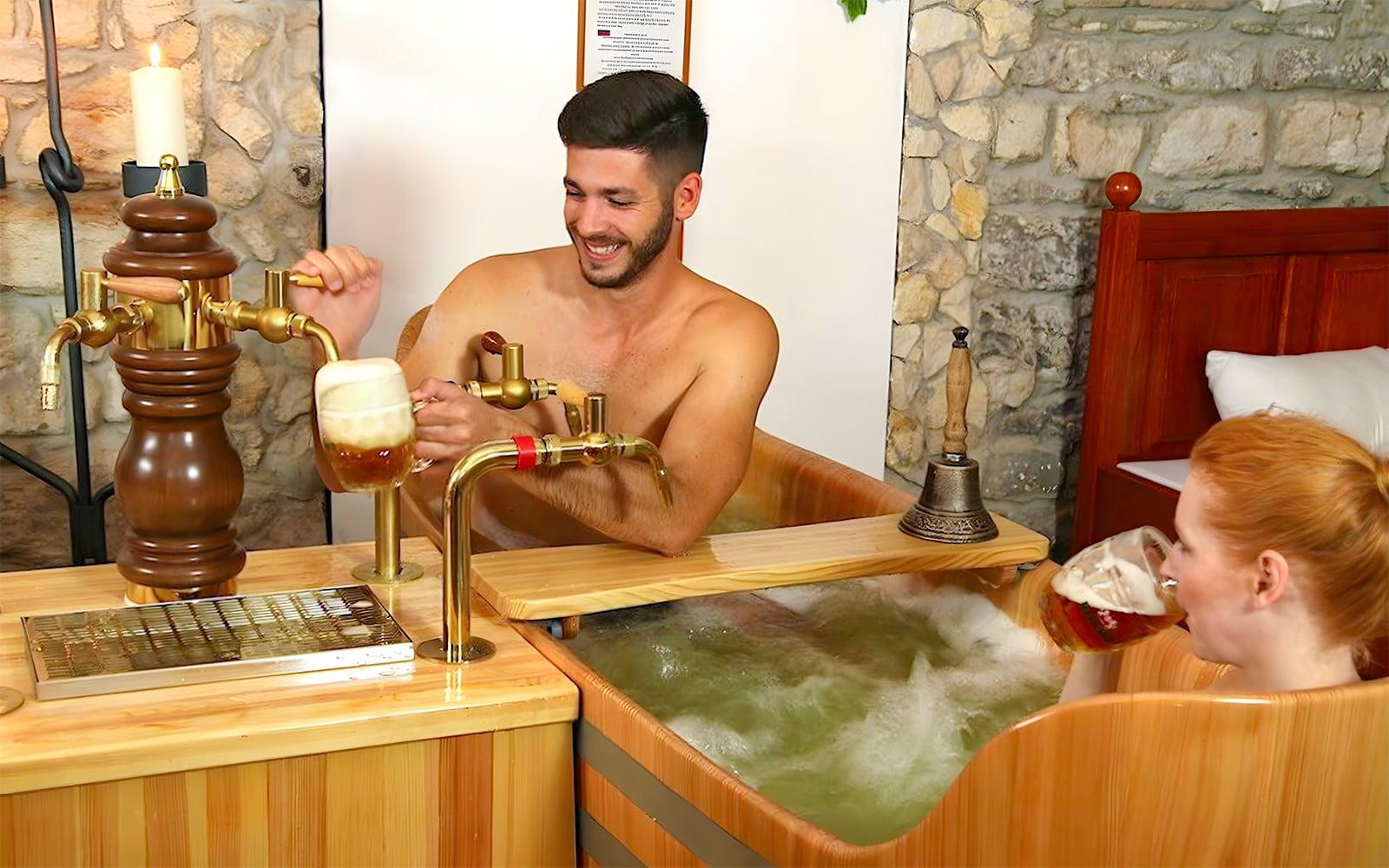Bernard Beer Spa with Unlimited Beer and Massage Option tickets at Bernard Beer Spa, Prague