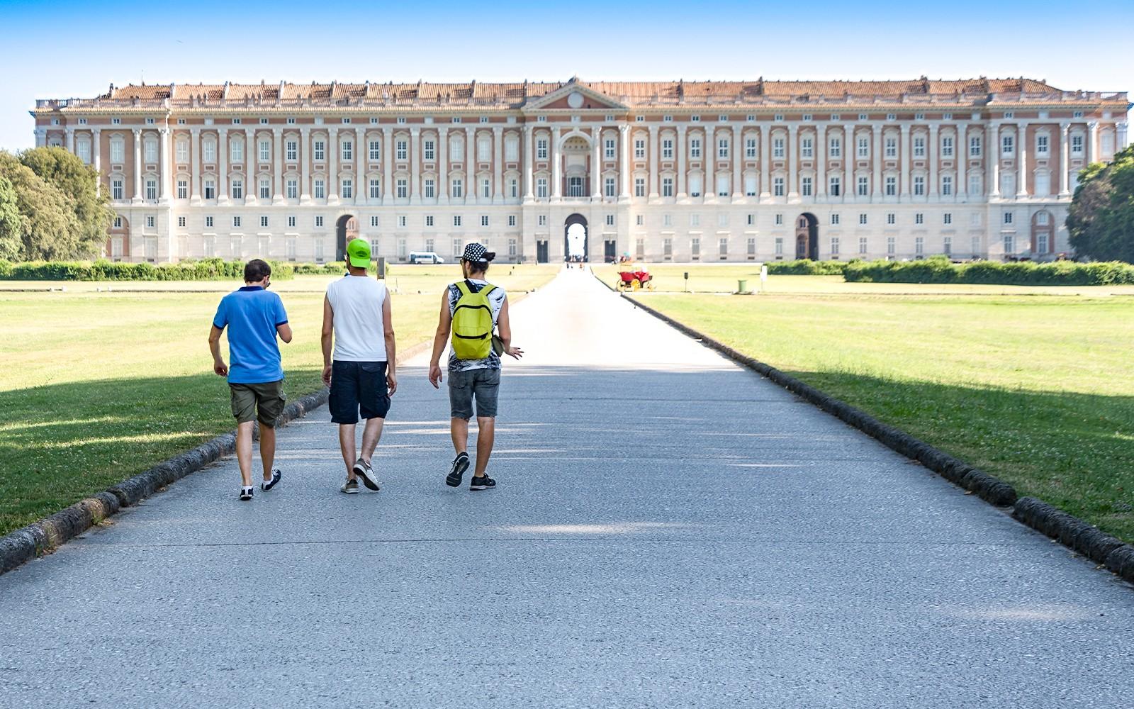 From Naples: Royal Palace of Caserta Tickets with Round-Trip Train and Audio Guide