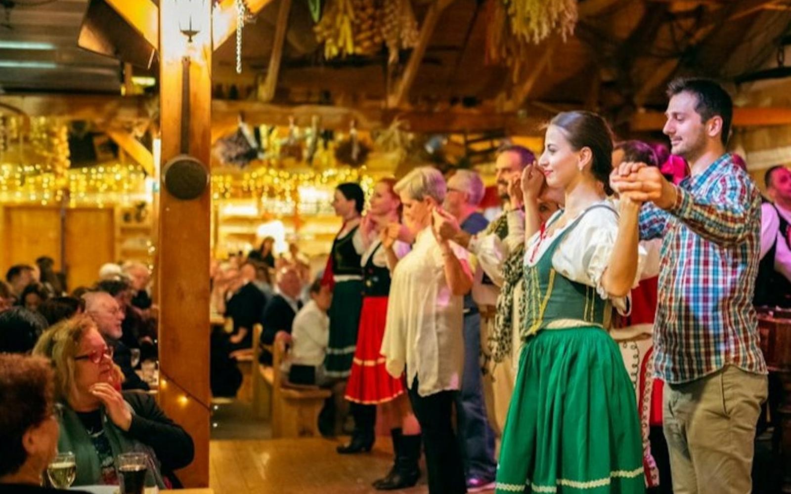 Prague: Traditional Dinner with Folk Show & Unlimited Drinks tickets at Prague Food & Drink Tours, Praha