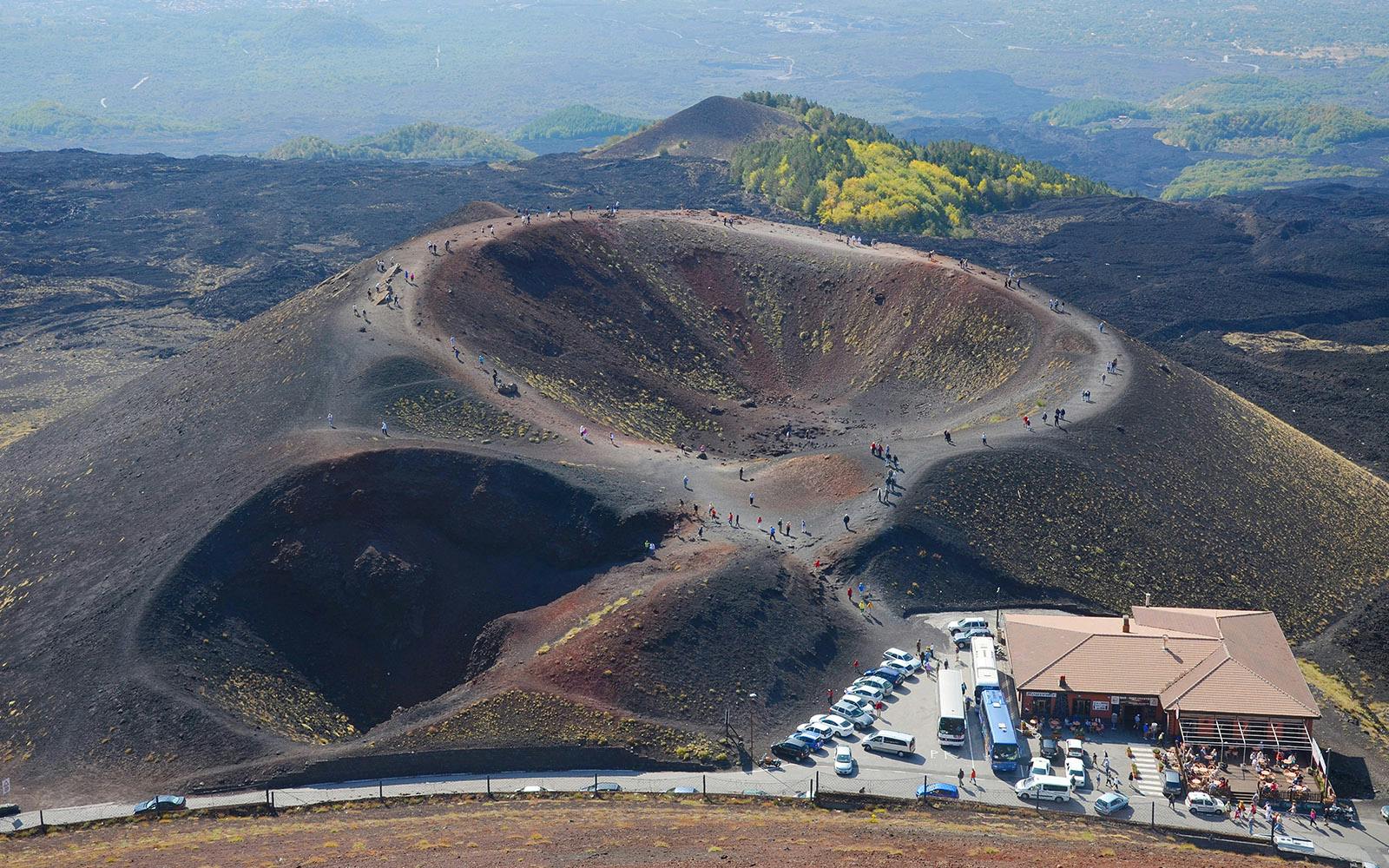 Mount Etna and Cave Half-Day Guided Tour