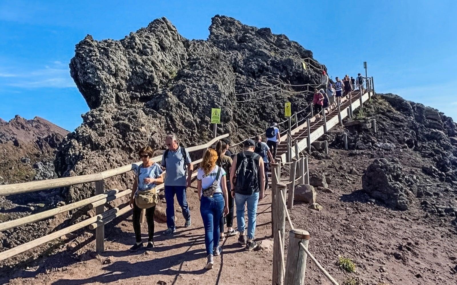 From Naples: Mount Vesuvius Entry Tickets with Round-Trip Transfers at Naples, Pompeii Naples