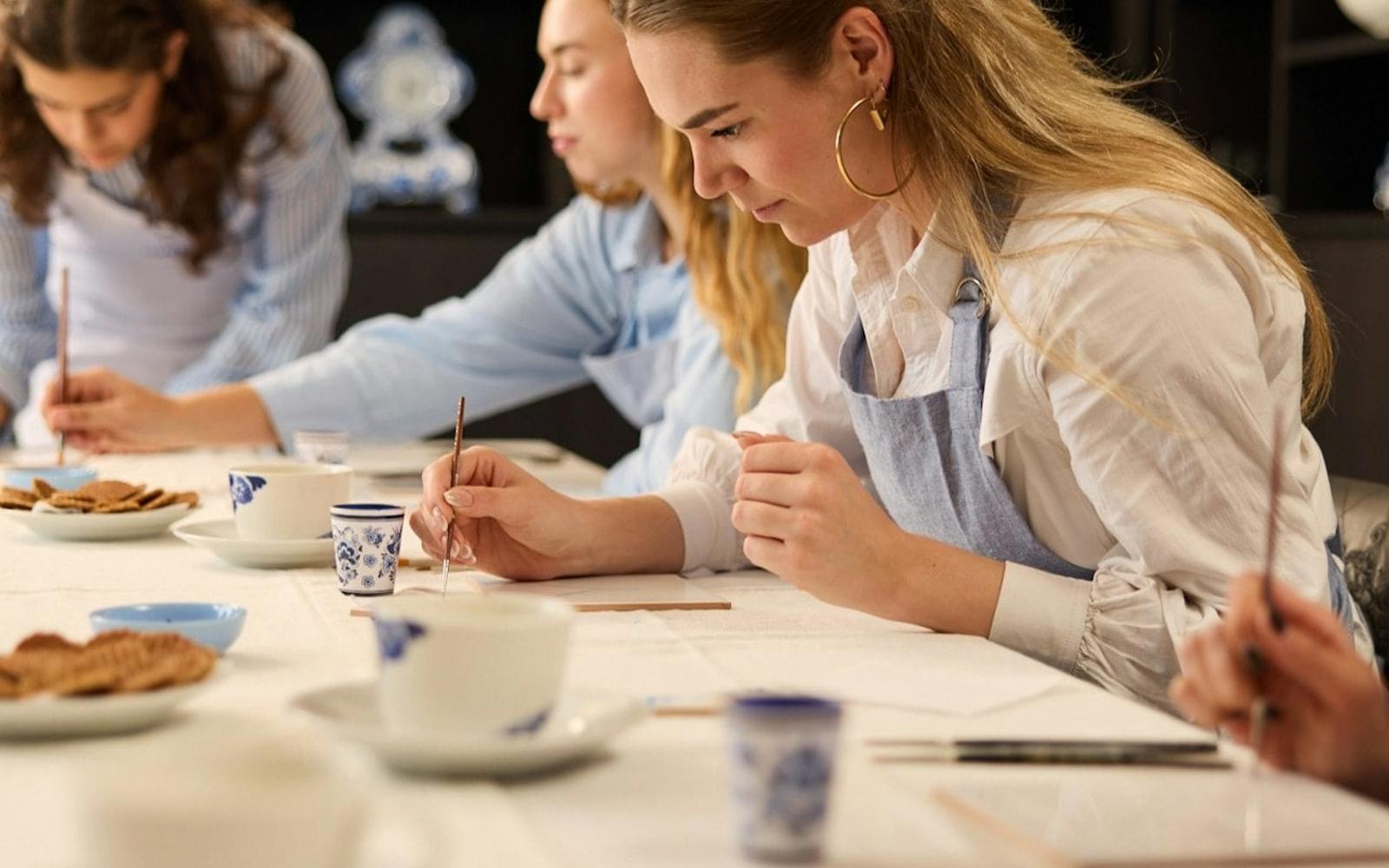 Amsterdam: Traditional Dutch Blue Tile Painting Workshop tickets at Amsterdam City Tours, Amsterdam