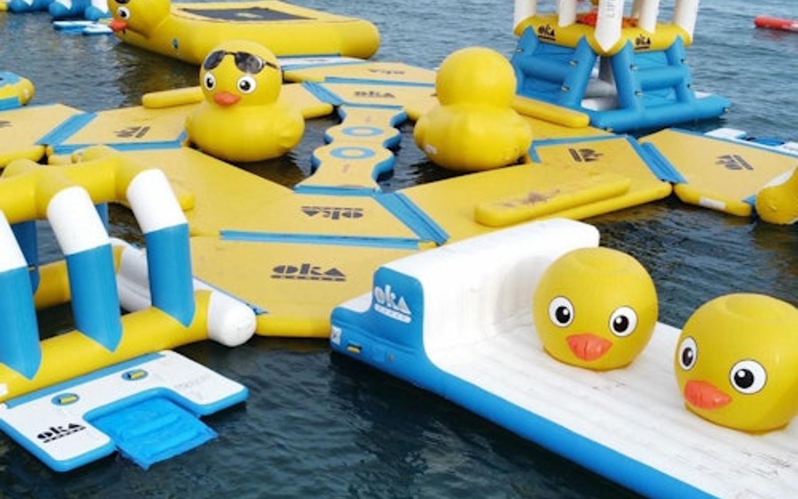 Salou: Inflatable Water Park Experience