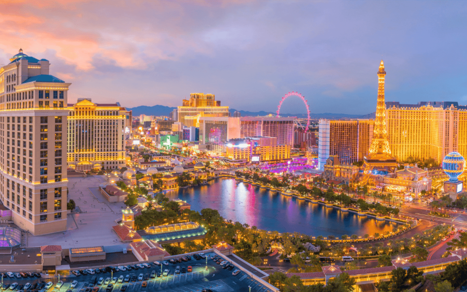 Lawatan Berjalan Kaki Las Vegas (Panduan Sendiri, Audio)